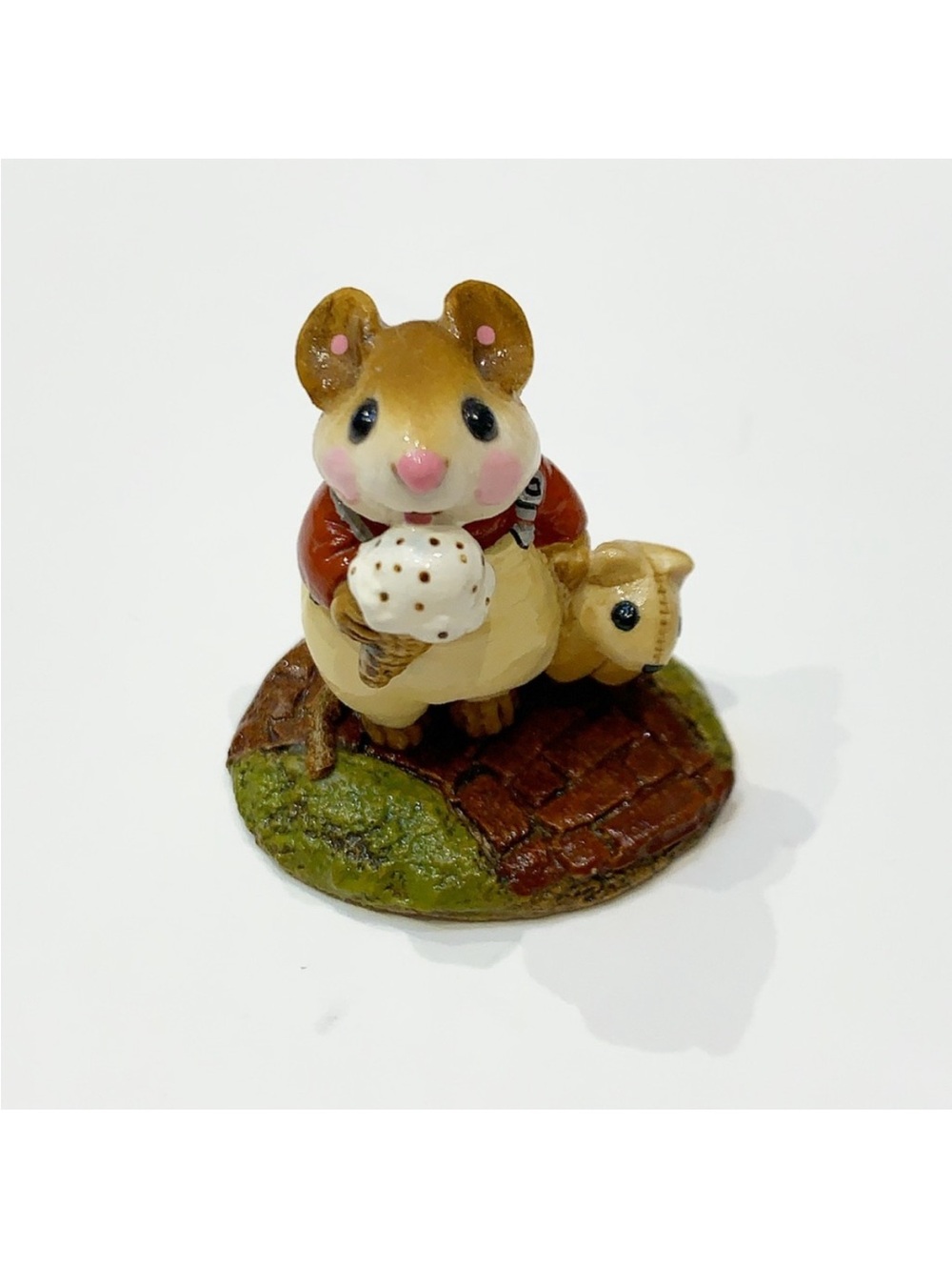 Wee Forest Folk WP Figurine Vintage William Peterson Mouse Miniature